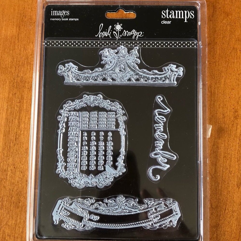 Heidi Swapp  Remember Memory Book Clear Stamp Set